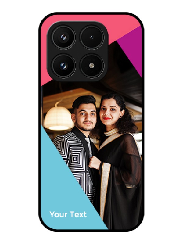 Custom Xiaomi 17 5G Custom Glass Phone Case - Stacked Triple Colour Design