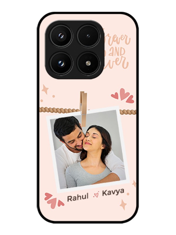 Custom Xiaomi 17 5G Custom Glass Phone Case - Forever And Ever Love Design