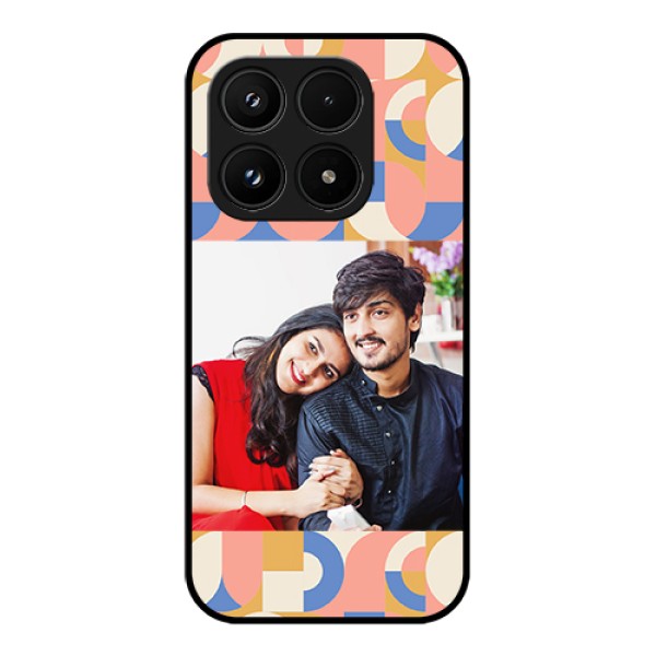 Xiaomi 17 5G Custom Glass Phone Case - Semi - Circle Maze Pattern Design Xiaomi 17 5G Custom Glass Phone Case - Semi - Circle Maze Pattern Design
