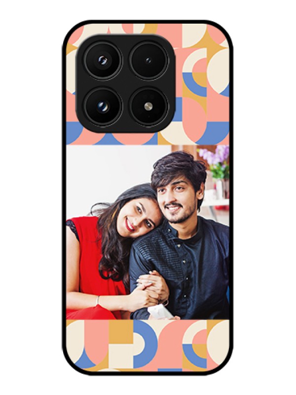 Custom Xiaomi 17 5G Custom Glass Phone Case - Semi - Circle Maze Pattern Design