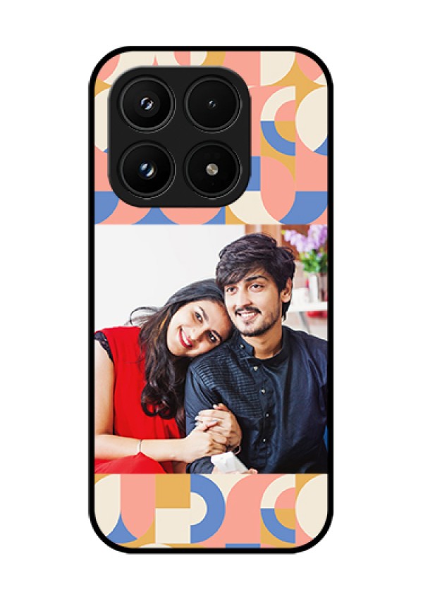 Xiaomi 17 5G Custom Glass Phone Case - Semi - Circle Maze Pattern Design