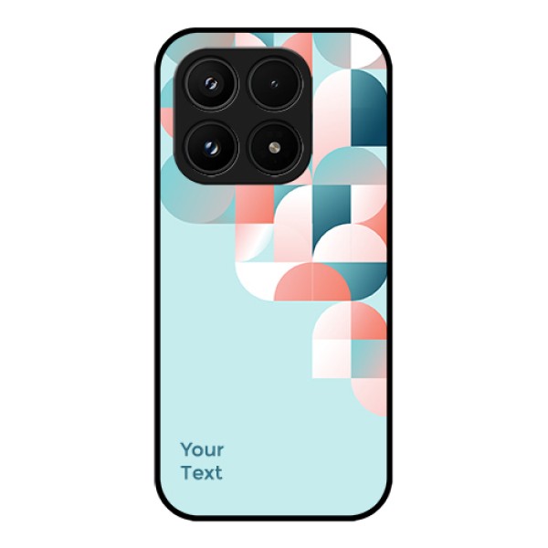Xiaomi 17 5G Custom Glass Phone Case - Stylish Semi - Circle Pattern Design