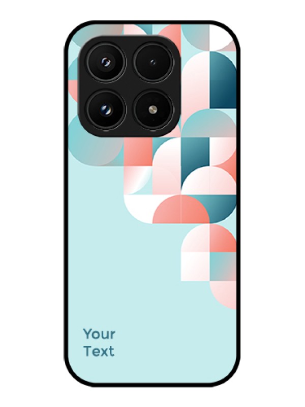 Custom Xiaomi 17 5G Custom Glass Phone Case - Stylish Semi - Circle Pattern Design
