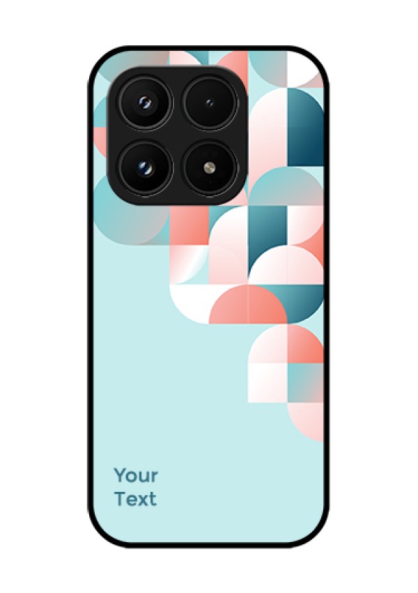 Xiaomi 17 5G Custom Glass Phone Case - Stylish Semi - Circle Pattern Design