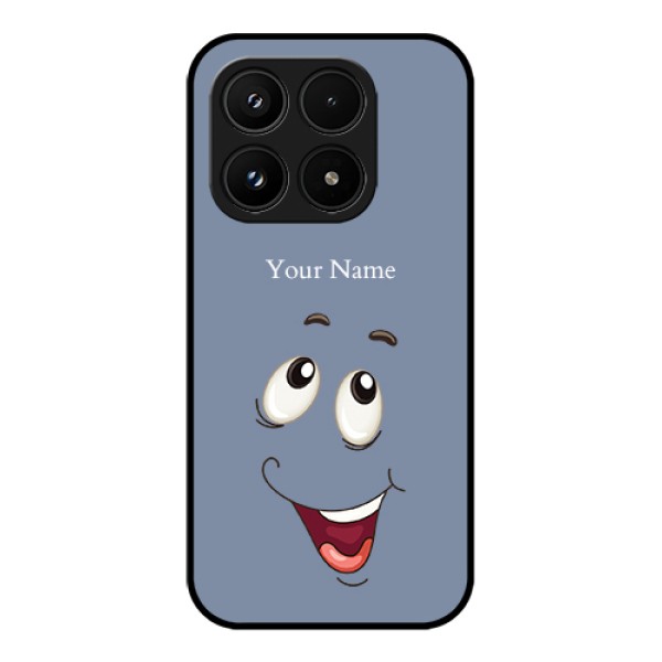 Xiaomi 17 5G Custom Glass Phone Case - Laughing Cartoon Face Design