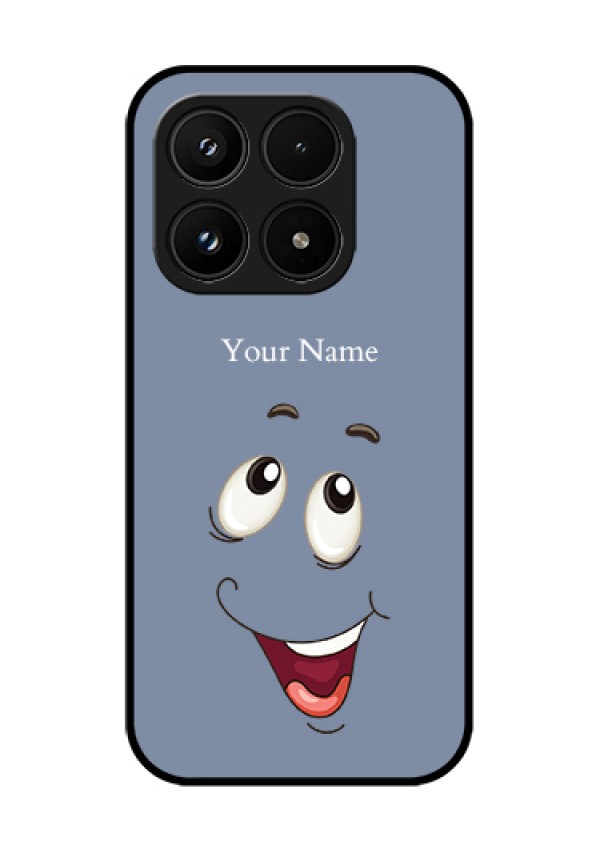 Xiaomi 17 5G Custom Glass Phone Case - Laughing Cartoon Face Design