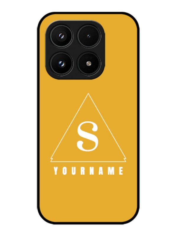 Custom Xiaomi 17 5G Custom Glass Phone Case - Simple Triangle Design