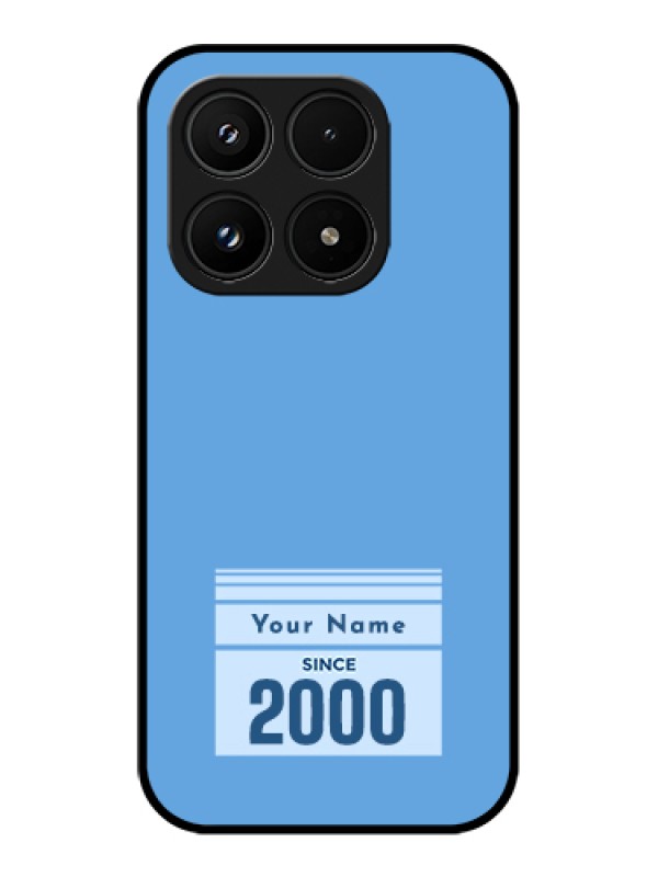 Custom Xiaomi 17 5G Custom Glass Phone Case - Custom Year Of Birth Design
