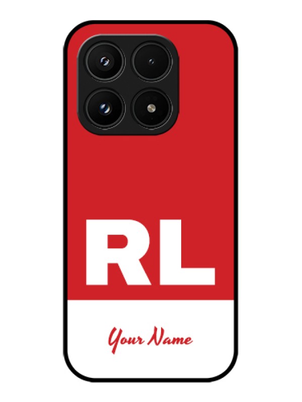 Custom Xiaomi 17 5G Custom Glass Phone Case - Dual Tone Custom Text Design