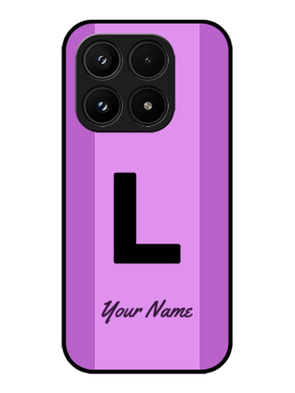 Custom Xiaomi 17 5G Custom Glass Phone Case - Tricolor Custom Text Design