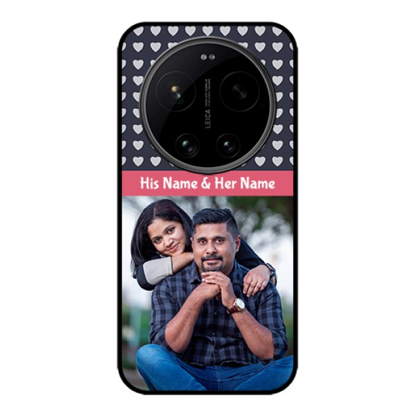 Xiaomi 17 Ultra 5G Custom Glass Phone Case - Love Symbols Design Xiaomi 17 Ultra 5G Custom Glass Phone Case - Love Symbols Design