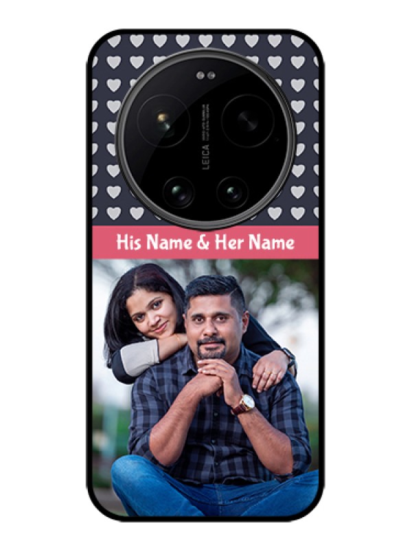 Custom Xiaomi 17 Ultra 5G Custom Glass Phone Case - Love Symbols Design