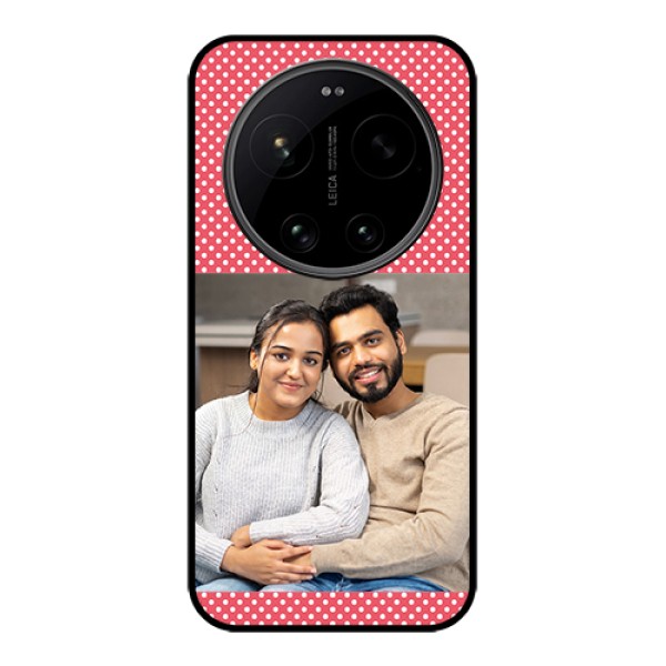 Xiaomi 17 Ultra 5G Custom Glass Phone Case - White Dotted Design