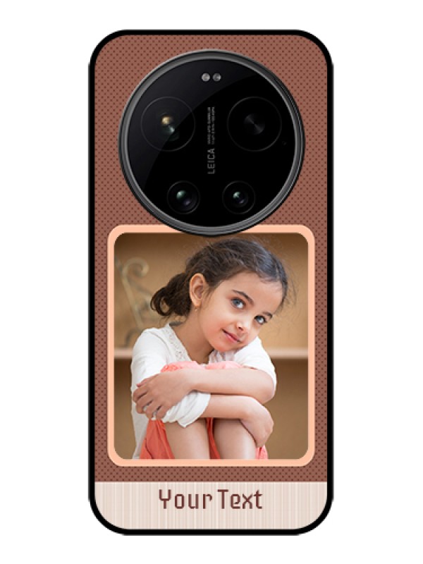 Custom Xiaomi 17 Ultra 5G Custom Glass Phone Case - Simple Pic Upload Design