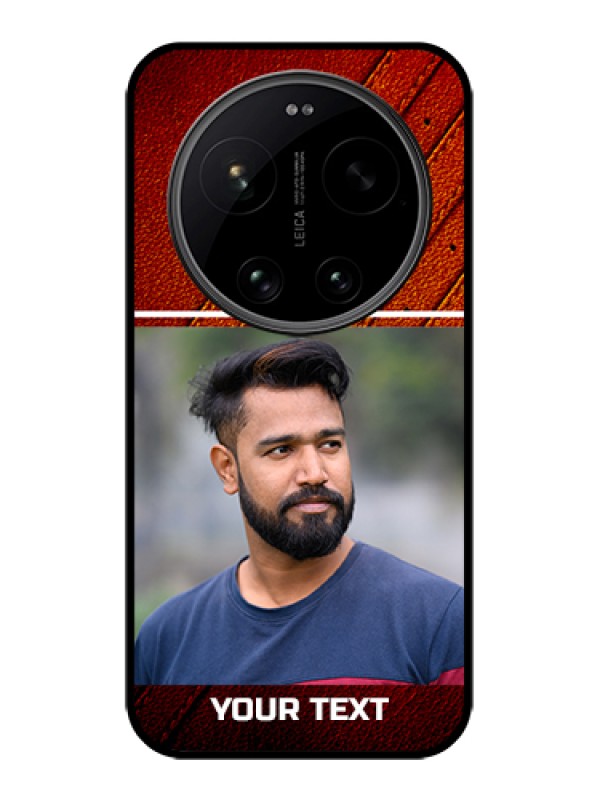 Custom Xiaomi 17 Ultra 5G Custom Glass Phone Case - Leather Phone Case Design