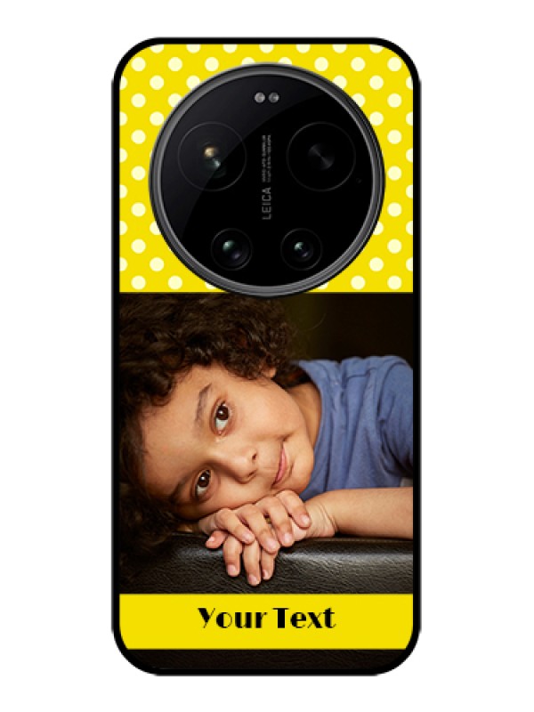 Custom Xiaomi 17 Ultra 5G Custom Glass Phone Case - Bright Yellow Case Design