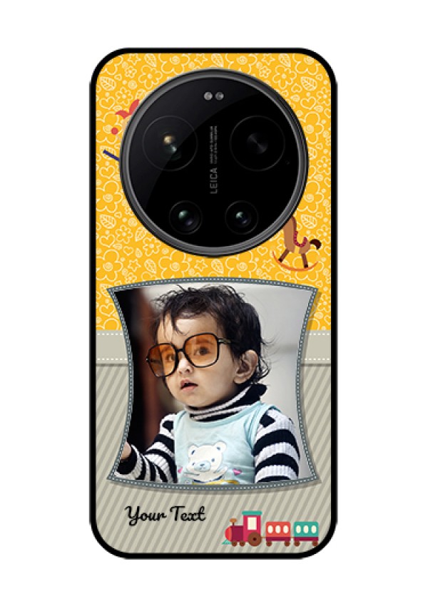 Xiaomi 17 Ultra 5G Custom Glass Phone Case - Baby Picture Upload Design