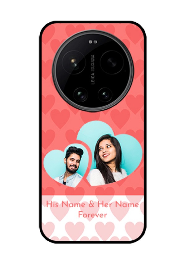 Xiaomi 17 Ultra 5G Custom Glass Phone Case - Couple Pic Upload Design