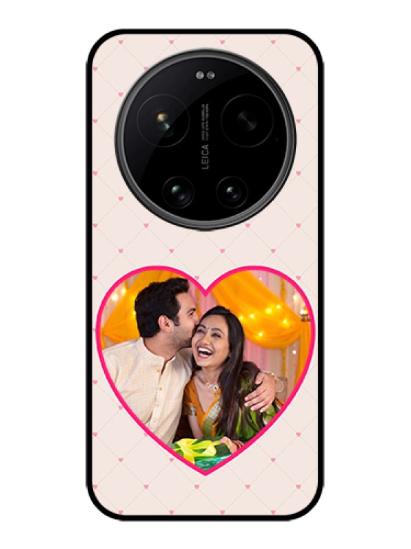 Custom Xiaomi 17 Ultra 5G Custom Glass Phone Case - Heart Shape Design
