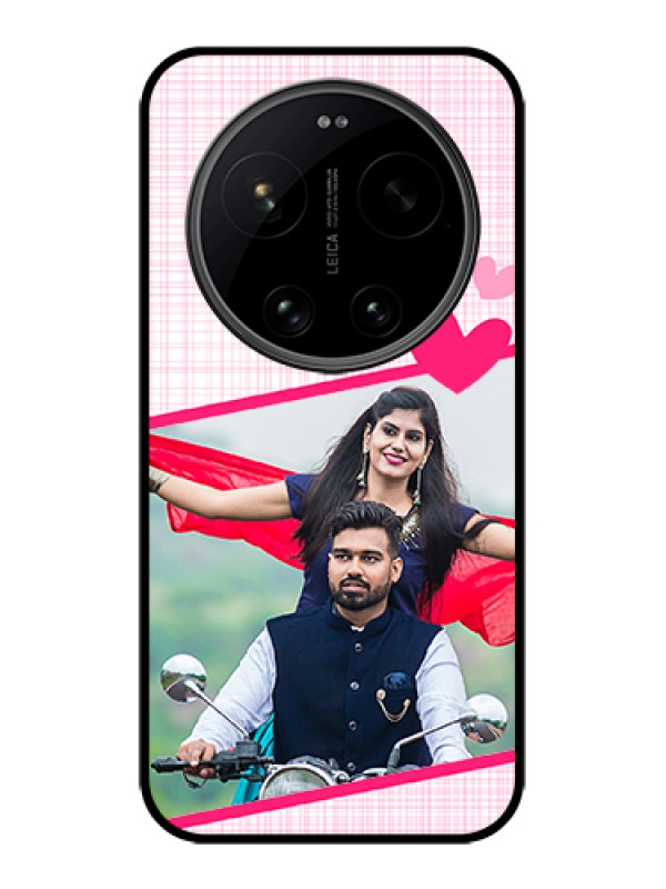 Custom Xiaomi 17 Ultra 5G Custom Glass Phone Case - Love Shape Heart Design