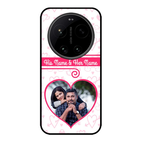 Xiaomi 17 Ultra 5G Custom Glass Phone Case - Heart Shape Love Design Xiaomi 17 Ultra 5G Custom Glass Phone Case - Heart Shape Love Design