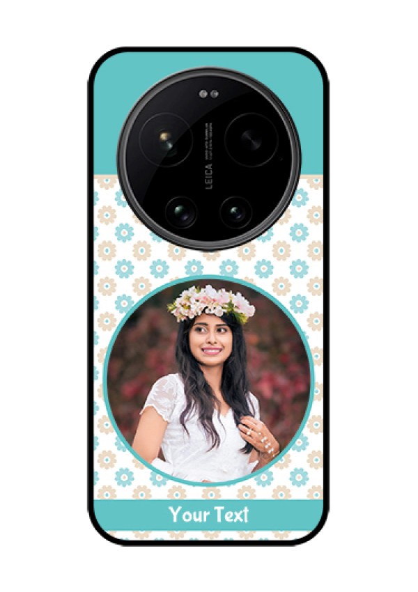 Xiaomi 17 Ultra 5G Custom Glass Phone Case - Beautiful Flowers Design