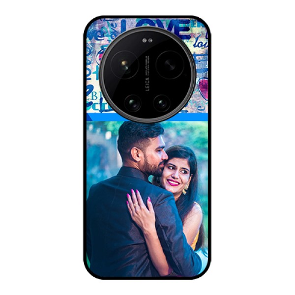 Xiaomi 17 Ultra 5G Custom Glass Phone Case - Colorful Love Design Xiaomi 17 Ultra 5G Custom Glass Phone Case - Colorful Love Design