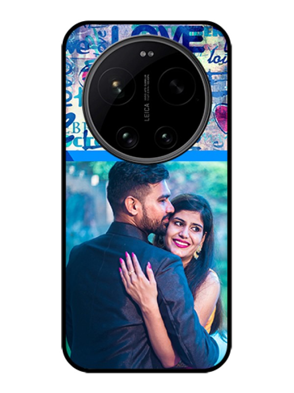 Custom Xiaomi 17 Ultra 5G Custom Glass Phone Case - Colorful Love Design