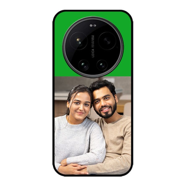 Xiaomi 17 Ultra 5G Custom Glass Phone Case - Green Pattern Design