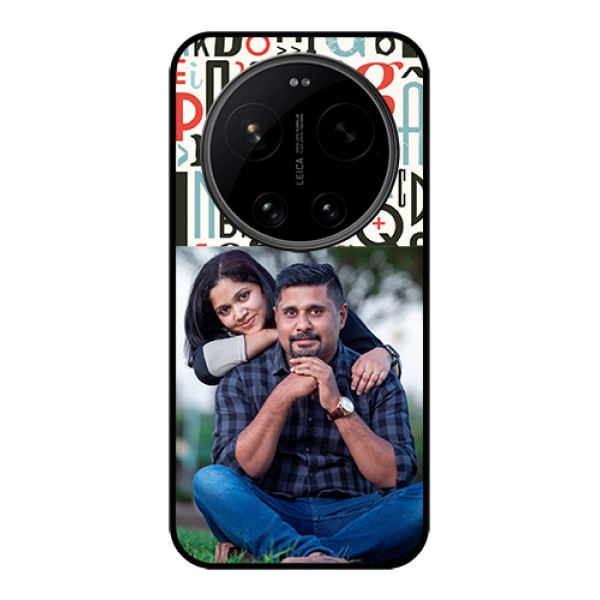 Xiaomi 17 Ultra 5G Custom Glass Phone Case - Alphabet Design