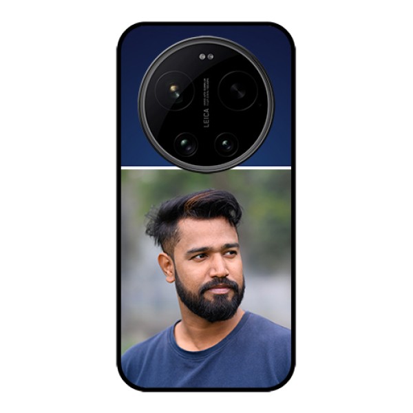 Xiaomi 17 Ultra 5G Custom Glass Phone Case - Simple Royal Blue Design Xiaomi 17 Ultra 5G Custom Glass Phone Case - Simple Royal Blue Design