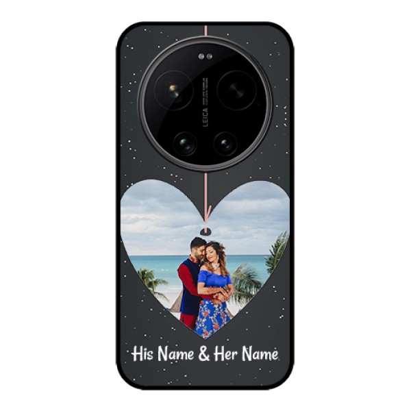 Xiaomi 17 Ultra 5G Custom Glass Phone Case - Hanging Heart Design