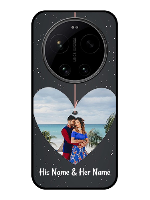 Custom Xiaomi 17 Ultra 5G Custom Glass Phone Case - Hanging Heart Design