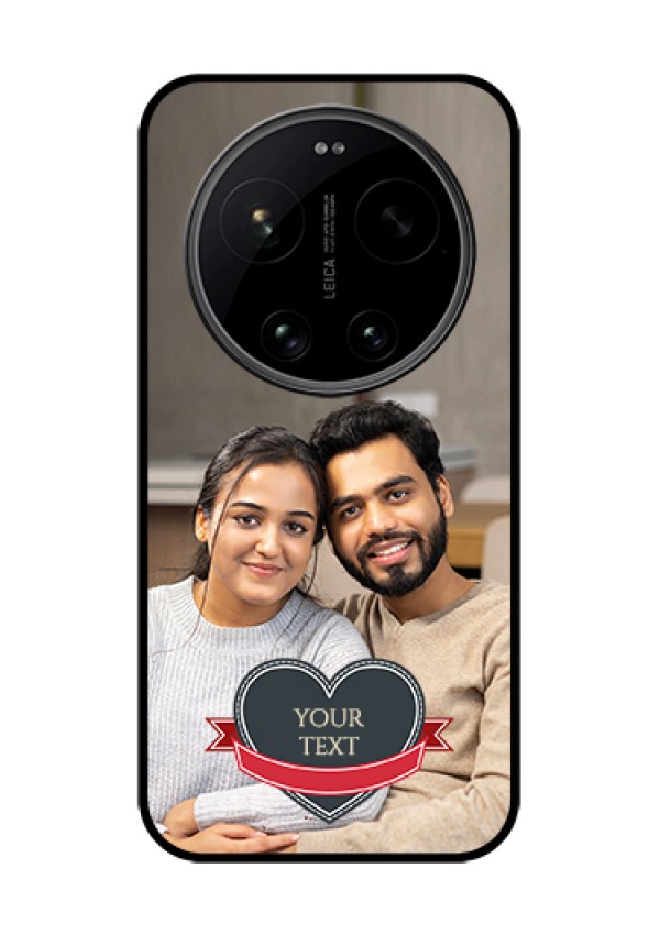 Xiaomi 17 Ultra 5G Custom Glass Phone Case - Just Married Couple Design
