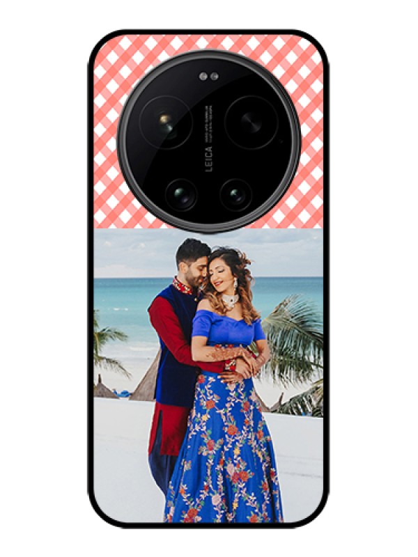 Custom Xiaomi 17 Ultra 5G Custom Glass Phone Case - Pink Pattern Design