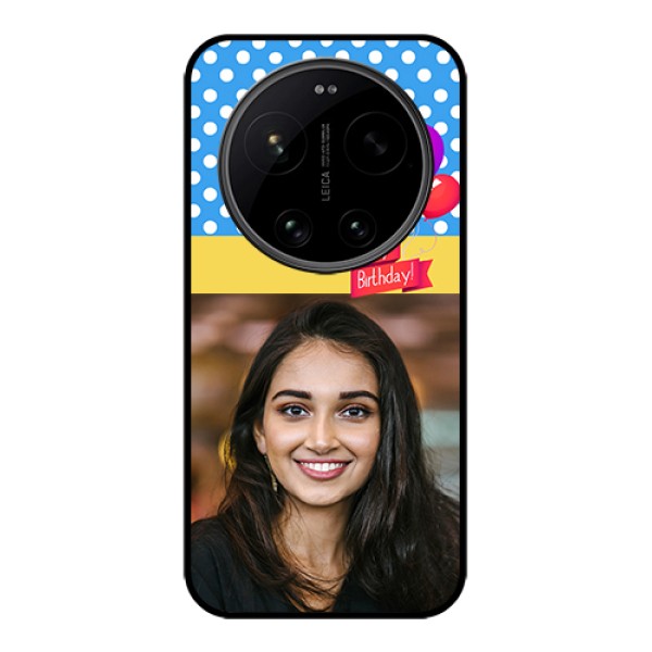 Xiaomi 17 Ultra 5G Custom Glass Phone Case - Happy Birthday Design