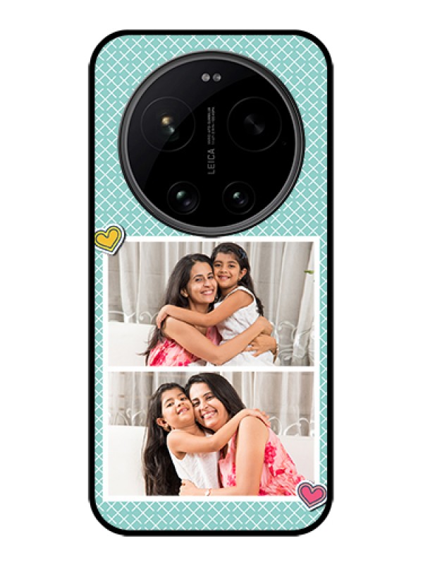 Custom Xiaomi 17 Ultra 5G Custom Glass Phone Case - 2 Image Holder With Pattern Design