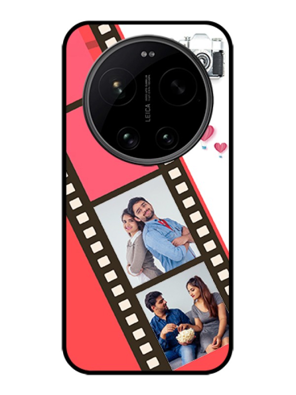 Custom Xiaomi 17 Ultra 5G Custom Glass Phone Case - 3 Image Holder With Film Reel