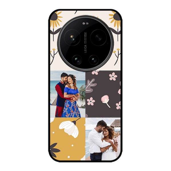 Xiaomi 17 Ultra 5G Custom Glass Phone Case - 3 Images With Floral Design Xiaomi 17 Ultra 5G Custom Glass Phone Case - 3 Images With Floral Design