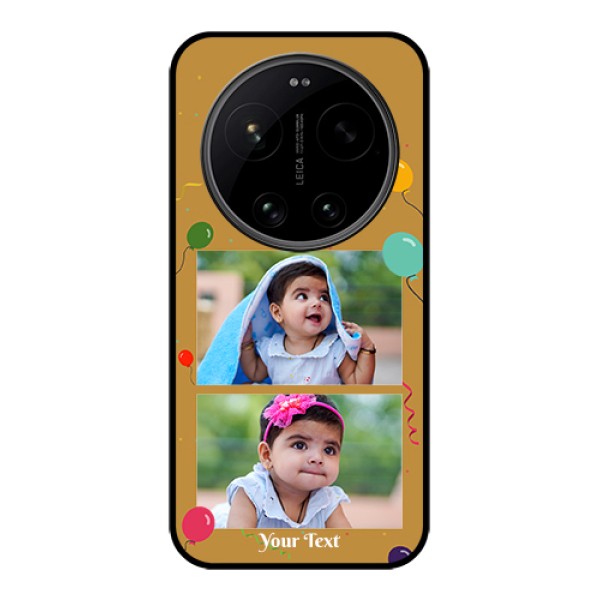 Xiaomi 17 Ultra 5G Custom Glass Phone Case - Image Holder With Birthday Celebrations Design