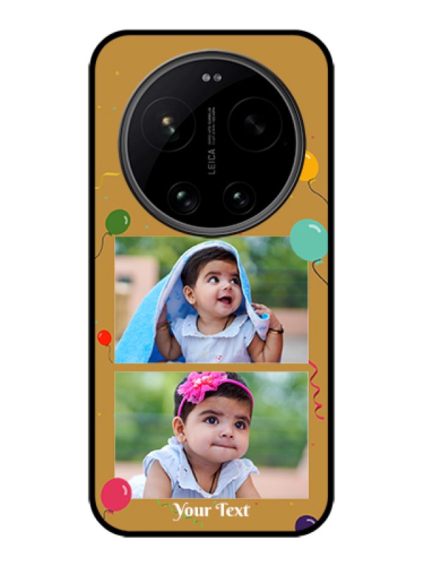 Custom Xiaomi 17 Ultra 5G Custom Glass Phone Case - Image Holder With Birthday Celebrations Design