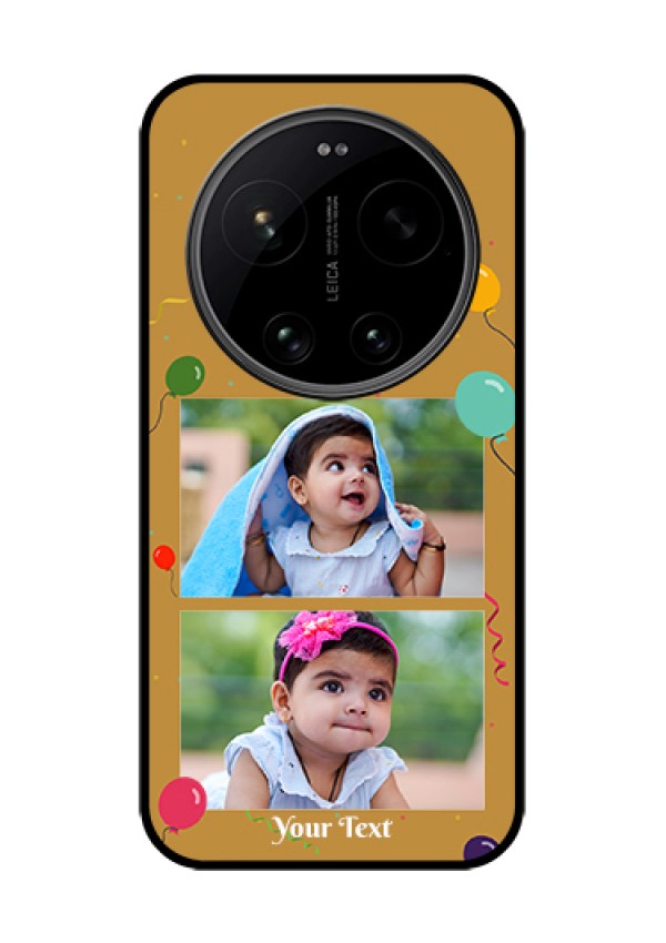 Xiaomi 17 Ultra 5G Custom Glass Phone Case - Image Holder With Birthday Celebrations Design