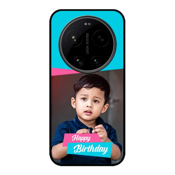 Xiaomi 17 Ultra 5G Custom Glass Phone Case - Image Holder With 2 Color Design