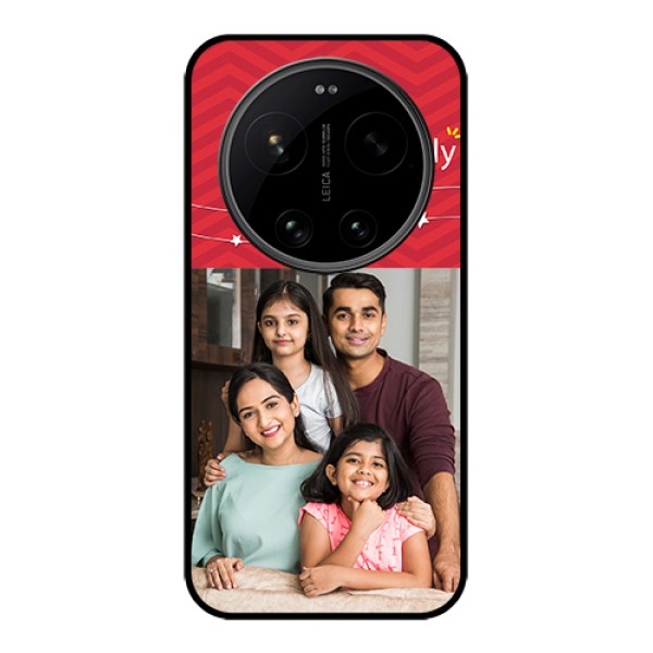 Xiaomi 17 Ultra 5G Custom Glass Phone Case - Happy Family Design Xiaomi 17 Ultra 5G Custom Glass Phone Case - Happy Family Design