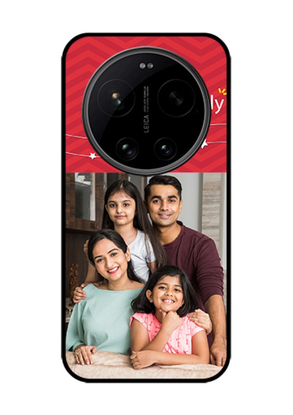 Xiaomi 17 Ultra 5G Custom Glass Phone Case - Happy Family Design
