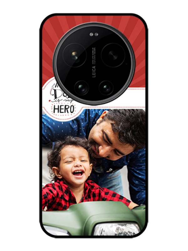 Custom Xiaomi 17 Ultra 5G Custom Glass Phone Case - My Dad Hero Design