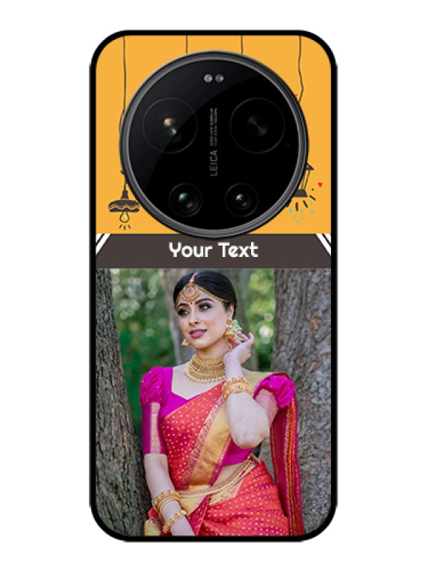 Custom Xiaomi 17 Ultra 5G Custom Glass Phone Case - With Family Picture And Icons