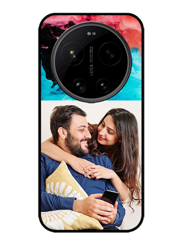 Custom Xiaomi 17 Ultra 5G Custom Glass Phone Case - Quote With Acrylic Painting Design