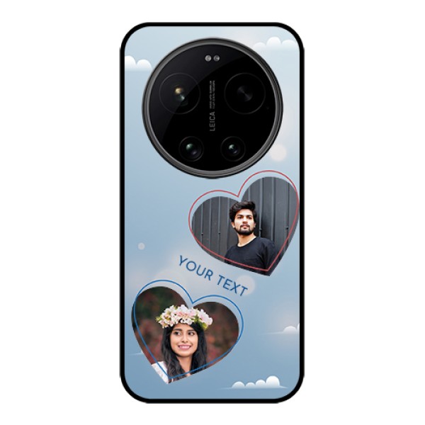 Xiaomi 17 Ultra 5G Custom Glass Phone Case - Blue Color Couple Design