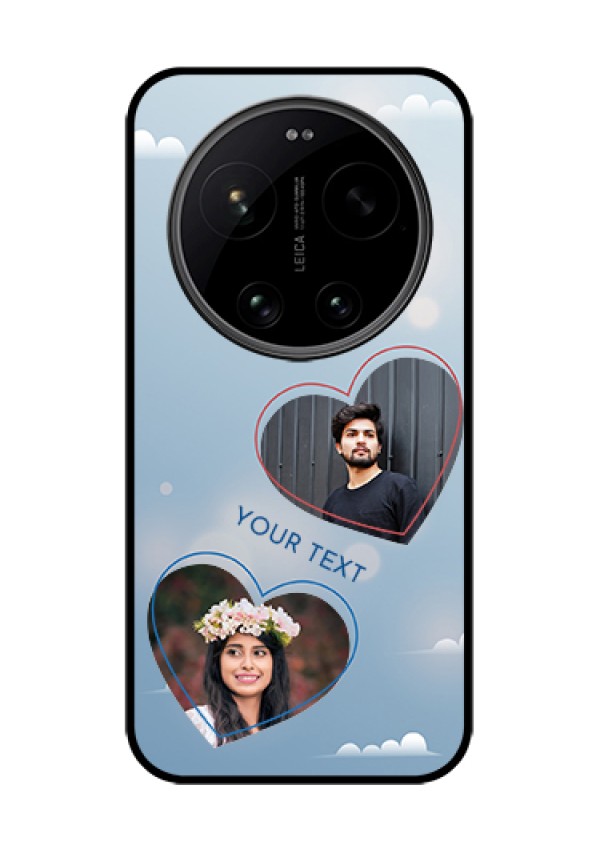 Xiaomi 17 Ultra 5G Custom Glass Phone Case - Blue Color Couple Design